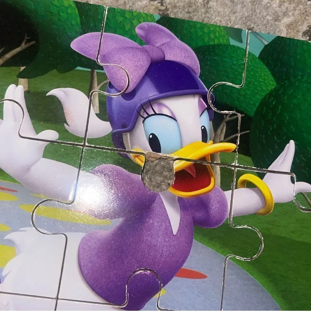 Disney Princess, Fairies and Mickey Mouse Clubhouse Box of 4 Wooden Puzzles